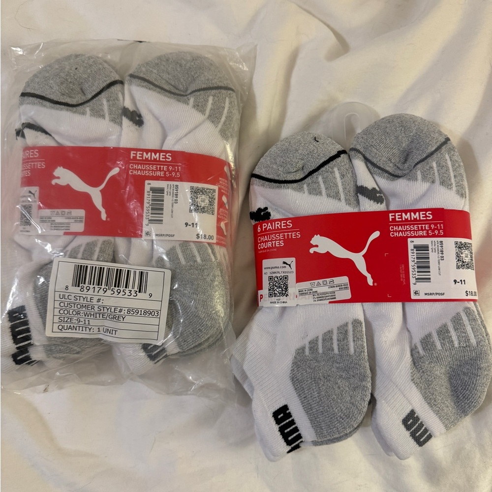 Brand new Puma ankle socks multipack